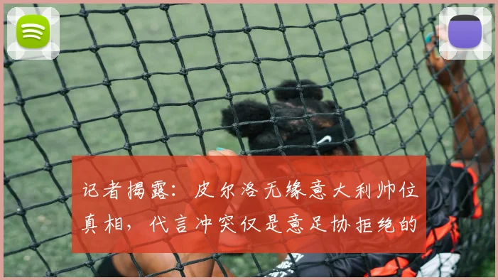 记者揭露：皮尔洛无缘意大利帅位真相，代言冲突仅是意足协拒绝的委婉借口